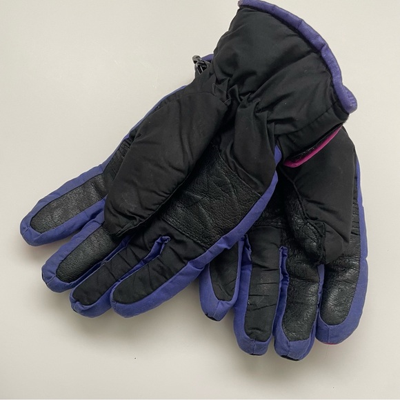 80s 90s Gordini Winter Gloves Snow Ski Snowboard Retro Pink Purple Womens Large - Picture 4 of 9